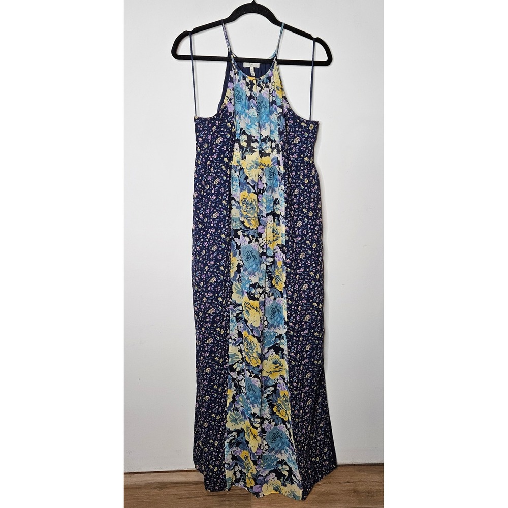 Joie Annati Silk Floral Print Garden Sleeveless Summer Party Maxi Dress Size 6